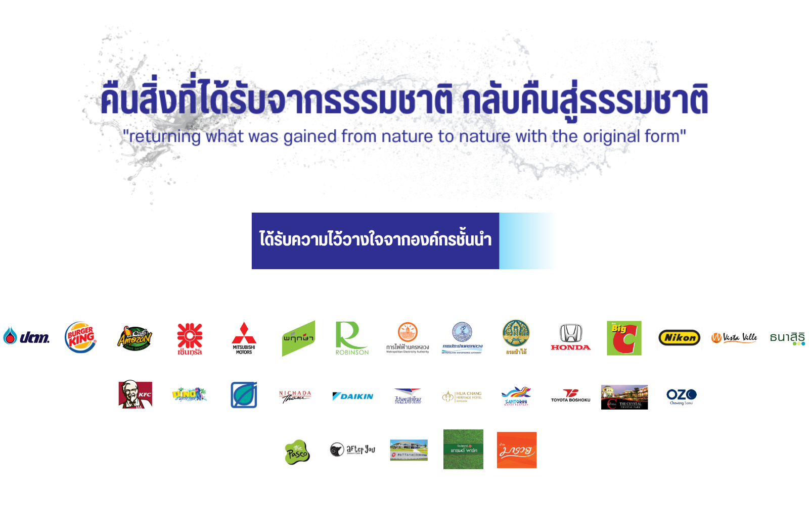 ลูกค้าของเรา ANC บริษัท อาควา นิชิฮาร่า คอร์ปอเรชั่น จำกัด